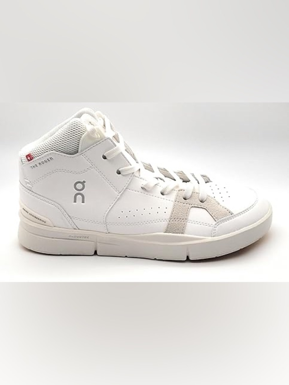 On Cloud White High-Top Sneaker